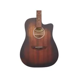 Grab Now D'Angelico Premier Bowery LS A/E Guitar - Aged Mahogany