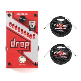 Hassle-Free Returns Digitech Drop + 10ft 1/4" Cables (x2)
