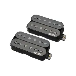 EMG Jim Root 'Daemonum' Open Coil Humbucker Set (Floyd & Long Shaft Pots) Black High Quality