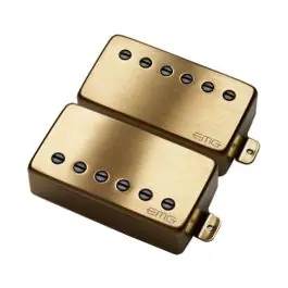 Same Day Shipping EMG Marty Friedman Active Pickup Set - Brushed Gold