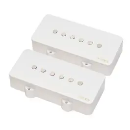 EMG JMaster Alnico 5 Stacked Coil Active Pickup Set - White Same Day Shipping