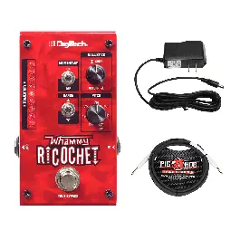 Budget Digitech Whammy Ricochet + 9V Power Supply + 10ft 1/4" Cable