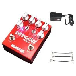 Wampler Pinnacle Deluxe Brown Distortion + Gator 9V Power Combo & 3 Patch Cables Last Chance