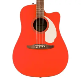 Budget Fender California Standard Redondo CE - Fiesta Red w/Walnut FB