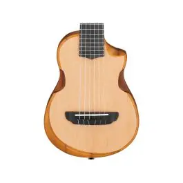 Hot Picks Ibanez AUP10NOPN Piccolo Sized Nylon Acoustic Guitar - Open Pore Natural