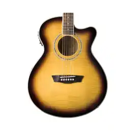Final Sale Washburn EA15ATB Festival Series Mini Jumbo Acoustic/Electric Guitar - Open Box