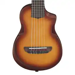 Bargain Ibanez AUP10N Tenor Chambered Acoustic Guitar w/Bag - Light Brown Sunburst