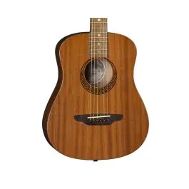 Seasonal Sale Luna Safari Muse Travel Acoustic Guitar - Mahogany w/Gig Bag