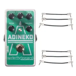 Catalinbread Adineko Oil Can Delay + 2x Gator Patch Cable 3 Pack Handmade