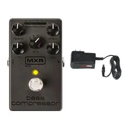 MXR M87B Bass Compressor Blackout Edition + Gator 9V Power Supply Combo Hot Deal