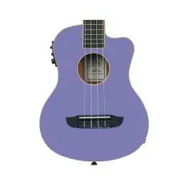 Discount Ortega Guitars RUHZT-CE-VP Horizon Series Tenor A/E Ukulele - Very Peri