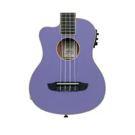 Ortega Guitars RUHZT-CE-VP-L Horizon Series LH Tenor A/E Ukulele - Very Peri Fan Favorite