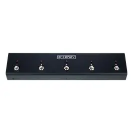 Bargain Synergy R5 MIDI Pedal 5 Button MIDI Foot Controller