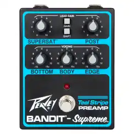 Buy Direct Peavey Bandit Supreme Teal Stripe Preamp Pedal