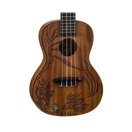 Special Offer Luna Uke Coral Solid Mahogany Concert Ukulele w/Bag