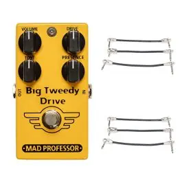 Discount Mad Professor Big Tweedy Drive + 2x Gator Patch Cable 3 Pack
