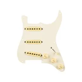 Money Back Guarantee Used Fender Eric Johnson Sig. Pre-Wired Strat Pickguard - 1-Ply Parchment