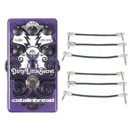 Catalinbread Dirty Little Secret MKIII Purple OD + 2x Gator Patch Cable 3 Pack Instant Buy