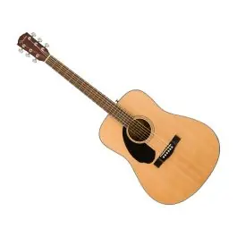 Fender CD-60S Dreadnought Left Handed Acoustic Guitar - Natural w/ Walnut FB Professional Grade