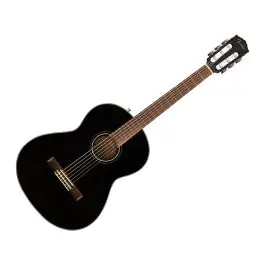 Place Order Fender CN-60S Nylon Acoustic Guitar - Black w/ Walnut FB