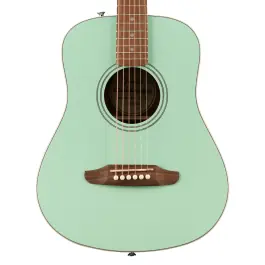 Factory Price Fender California Standard Redondo Mini w/ Gig Bag - Surf Green w/Walnut FB