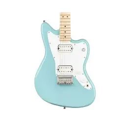 Squier Mini Jazzmaster HH - Daphne Blue w/ Maple FB Hassle-Free Returns
