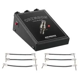 JHS Legends Of Fuzz Series Crimson Pedal + 2x Gator Patch Cable 3 Pack Shop Now