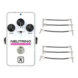 Warranty Included Keeley Neutrino V2 Optocoupler Envelope Filter Auto Wah + 2x Gator Cable 3 Pack