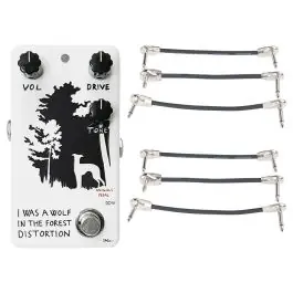 Animals Pedals I Was A Wolf Distortion Pedal V2 + 2x Gator Patch Cable 3 Pack Price Drop