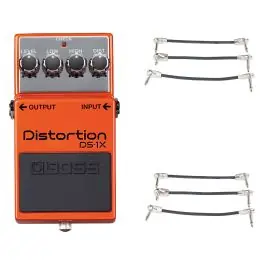 Boss DS-1X Distortion "Special Edition" + 2x Gator Patch Cable 3 Pack Limited Offer