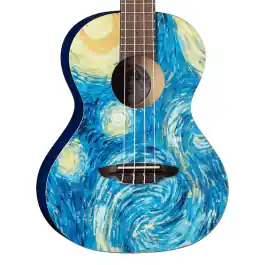 Next Day Delivery Luna Uke Starry Night Tenor Ukulele w/Bag