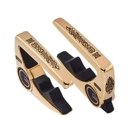 G7th Performance 3 6-String Capo w/ART Celtic Design - Gold Plate In Demand