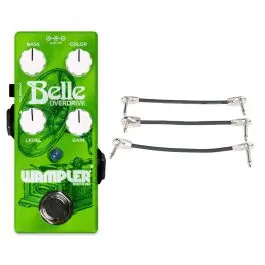 Limited Offer Wampler Belle Overdrive Pedal + Gator Patch Cable 3 Pack