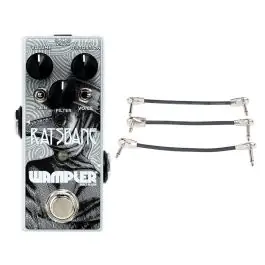 Exclusive Wampler Ratsbane Distortion Pedal + Gator Patch Cable 3 Pack