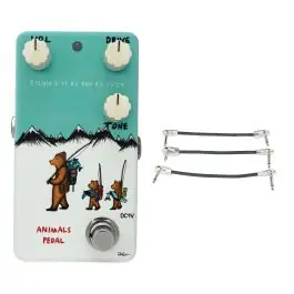 Grab Now Animals Pedals Fishing Is As Fun As Fuzz Pedal V2 + Gator Patch Cable 3 Pack