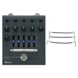 Ibanez Pentatone 5 Band EQ Equalizer Pedal + Gator Patch Cable 3 Pack Place Order