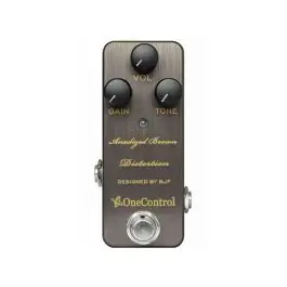 Must Have One Control Anodized Brown Distortion Pedal