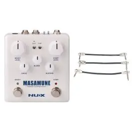 Flash Sale NUX NBK-5 Masamune Boost & Compressor + Gator Patch Cable 3 Pack