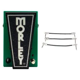 Professional Grade Morley 20/20 Volume Plus Pedal + Gator Patch Cable 3 Pack