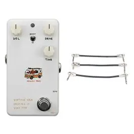 New Arrival Animals Pedals Vintage Van Overdrive Pedal V2 + Gator Patch Cable 3 Pack