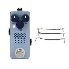 JHS Tidewater Mini Tremolo + Gator Patch Cable 3 Pack Warranty Included