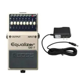 Boss GE-7 7-Band Graphic Equalizer + Power Supply Certified