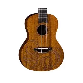 Buy Today Luna Uke Tattoo Mahogany Concert Ukulele w/Bag