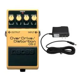 Boss OS-2 Overdrive & Distortion + Power Supply Authentic