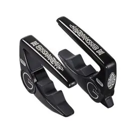 G7th Performance 3 6-String Capo w/ART Celtic Design - Black Weekend Sale