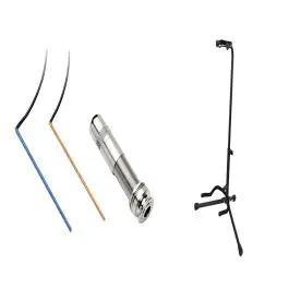 Warranty Included Fishman AG-Series Passive Pickup Ukulele + Gator Single Guitar Stand