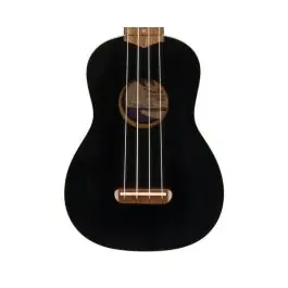 Fender Venice Soprano Uke Walnut - Black w/ Walnut FB Budget