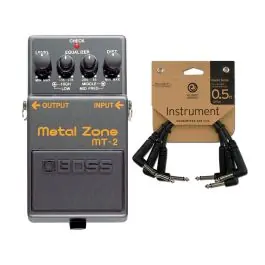 Boss MT-2 Metal Zone Pedal + Patch Cables Shop Now