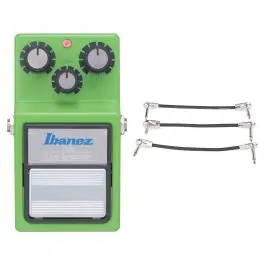 Ibanez TS9 Tube Screamer Overdrive Pedal + Gator Patch Cable 3 Pack Latest