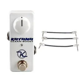 Best Choice Keeley Katana Mini Boost Pedal + Gator Patch Cable 3 Pack